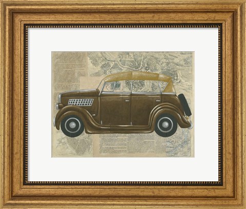Framed Tour by Car II Print