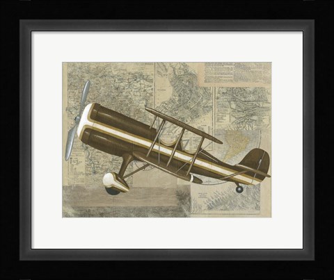 Framed Tour by Plane I Print