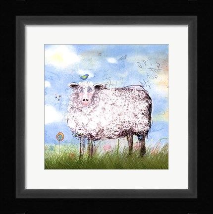 Framed Baa Land Print