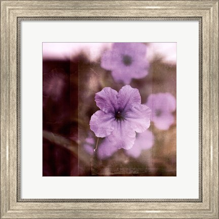Framed Purple Tranquility II Print