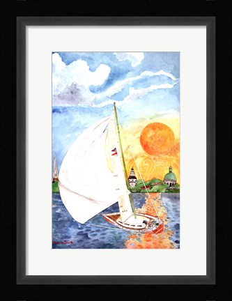 Framed Day Sail Print