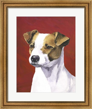 Framed Dog Portrait-Jack Print