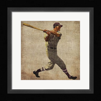 Framed Vintage Sports VI Print