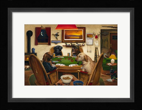 Framed Duck Hunters Print