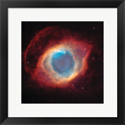 Framed Helix Nebula: a Gaseous Envelope Expelled By a Dying Star Print