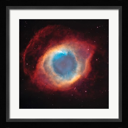 Framed Helix Nebula: a Gaseous Envelope Expelled By a Dying Star Print