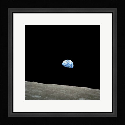 Framed Earthrise Print