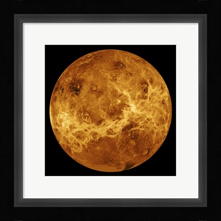 Framed Venus Globe Print