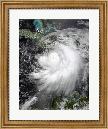 Framed Hurricane Dennis July 7, 2005 Print