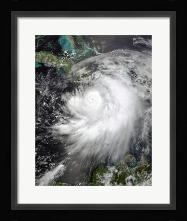 Framed Hurricane Dennis July 7, 2005 Print