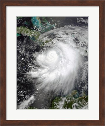 Framed Hurricane Dennis July 7, 2005 Print