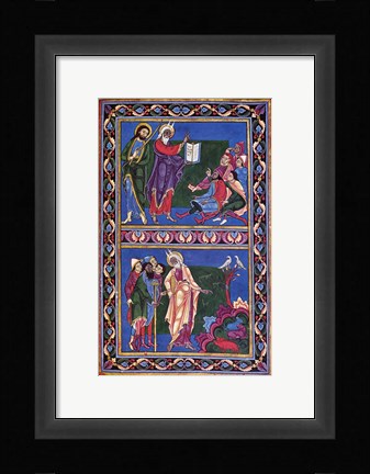 Framed Moses and the Jews Print