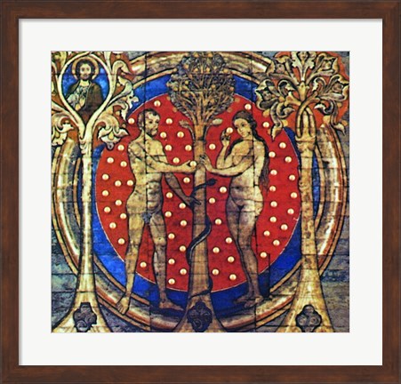 Framed Adam und Eve Print