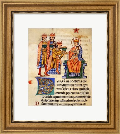 Framed Adoration Of The Magi Print