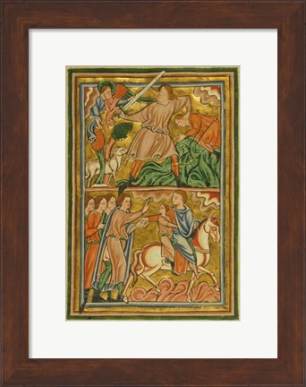 Framed Angel Halts Abraham&#39;s Sacrifice of Isaac Print