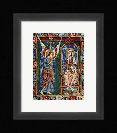 Framed St. Albans Psalter Print