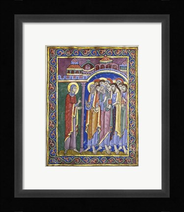 Framed Mary Magdalene Tells the Disciples Print