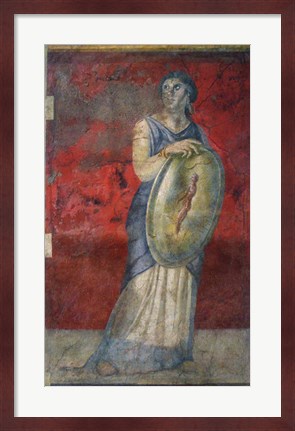 Framed Wall Painting from a Reception Hall from the Villa of P. Fannius Synistor at Boscoreale Print
