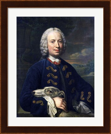 Framed Portrait of Coenraad Van Heemskerck Print