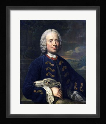 Framed Portrait of Coenraad Van Heemskerck Print