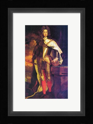 Framed Portrait of the young Holy Roman Emperor Charles VI Print