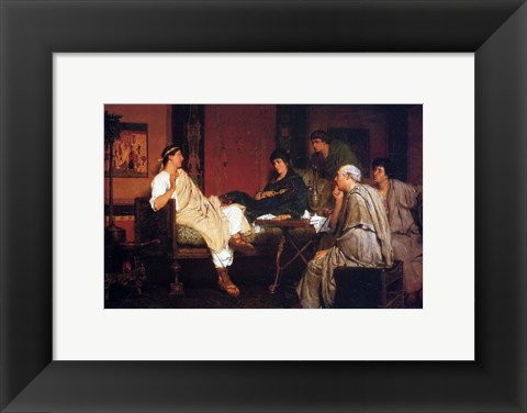 Framed Tibullus at Delia's Print