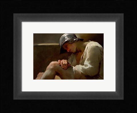 Framed Sleeping Legionary Print