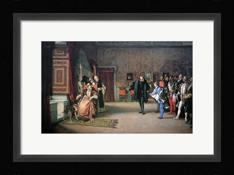 Framed Presentation by Don John of Austria to Charles V Print