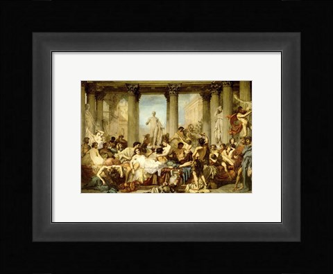 Framed Romans of the Decadence Print