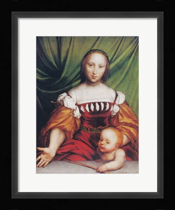 Framed Venus and Amor Print