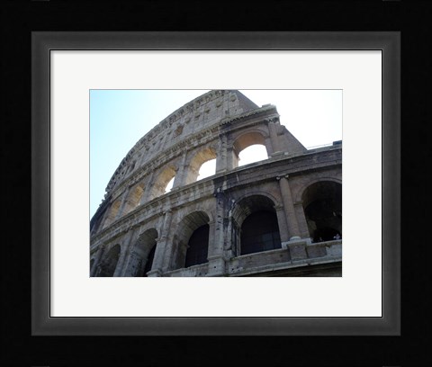 Framed Low Angle View of the Colosseum Print