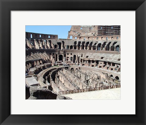 Framed Inside Rome’s Colosseum Print