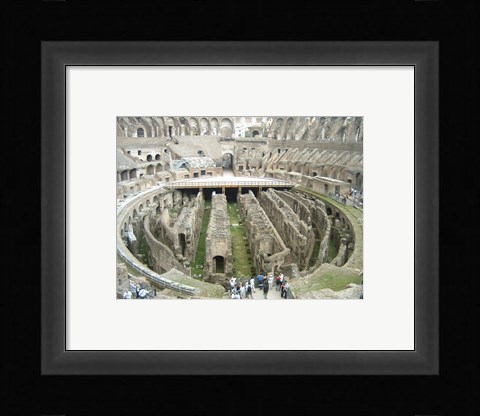 Framed Colosseum Interior Print