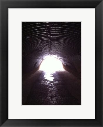 Framed D&amp;R Canal Towpath Tunnel Print