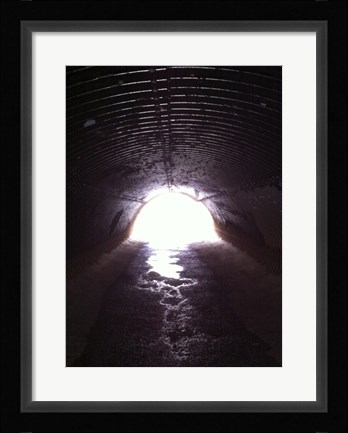Framed D&amp;R Canal Towpath Tunnel Print