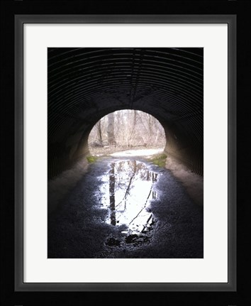 Framed D&amp;R Canal Towpath Tunnel photo Print