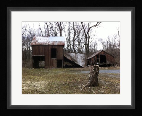 Framed Old Country Barn Print