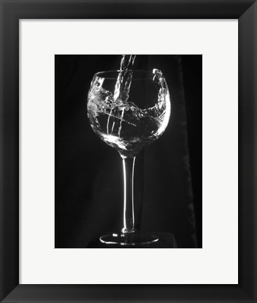 Framed Wine Glass Print