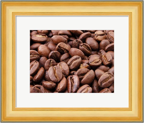 Framed Roasted Coffee Beans Print
