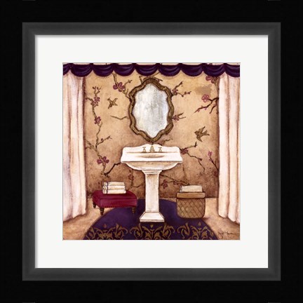 Framed Purple Passion Sink II Print