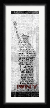 Framed New York Print