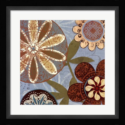 Framed Persian Garden II Print