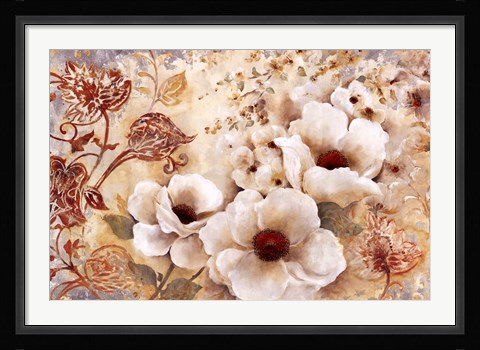 Framed English Garden Print