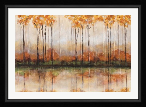 Framed Treeline Print