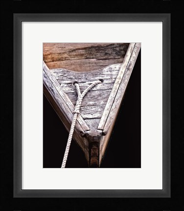 Framed Wooden Rowboats III Print