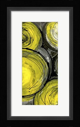 Framed Rushhour Taxi I Print