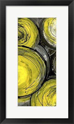 Framed Rushhour Taxi I Print