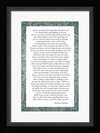 Framed If - Grey Border Print