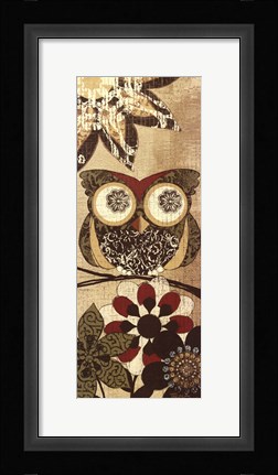 Framed Owls Wisdom I Print