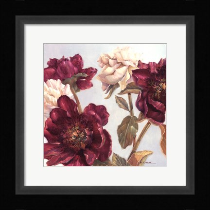 Framed Peony Print